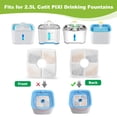 thumbnail image 2 of 10pcs Cat Water Fountain Filters Fit for Veken 84oz, EEEkit Pet Drinking Sponges Replacement Filters, 2 of 5