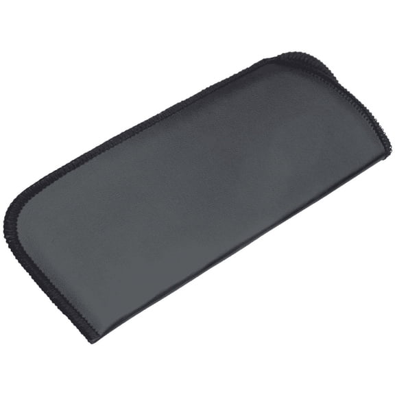 New Soft Slip In Eyeglasses Readers Case Holder Belt Holster Pouch Black NO CLIP