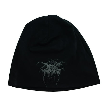 Darkthrone True Norwegian Black Metal Dual Sided Beanie Hat Band Logo (Best Norwegian Black Metal Bands)