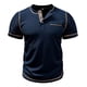 thumbnail image 4 of Camisa Henley De Manga Corta Con Gofres Para Hombre 2024, 4 of 8