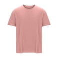 thumbnail image 7 of Afuyipoi Men's Big & Tall Summer Tees,Cotton Comfort Lightweight Loose T-Shirts Pink L, 7 of 7