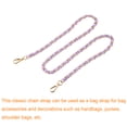 thumbnail image 3 of Uxcell Purse Chain Strap, 47" Purse Strap Shoulder Bag Replacement Strap(Purple/Yellow Gold), 3 of 6