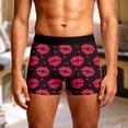 thumbnail image 2 of Men's Brief Funny Novelty Heart Underwear Valentine's Day Comfort Breathable Underwear A S, 2 of 4