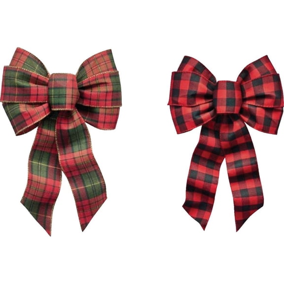 Holiday Trims 12x18 Asst Trad Wire Bow 7958 Pack of 12
