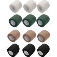 thumbnail image 1 of 12 Pieces Self Adherent Bandage, Cohesive Hand Tear Bandage, Skin-elastic Breathable Wrap, For Wrist, Ankle Sprains And Swellings, Stickers, Non Stick, 1 of 3