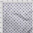 thumbnail image 3 of oneOone Polyester Spandex Purple Fabric Nautical Boat Anchors Quilting Supplies Print Sewing Fabric By The Yard 56 Inch Wide, 3 of 4