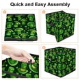 thumbnail image 4 of Saint Patrick's Day Foldable Toy Box Organizer Bins Storage Cubes with Handle, 10.8"x10.5"x10.6", Large Capacity, 4 of 6