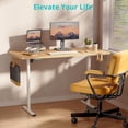 thumbnail image 3 of Electric Standing Desk, Adjustable Height Stand up Desk, 24x48 Inches Sit Stand  Office Desk with  Management, 3 Memory Preset Adjustable Height Desk Computer  Office Desk,, 3 of 6