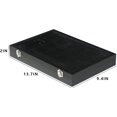 thumbnail image 2 of MINKUROW Jewelry Organizer Box,Black Velvet 24 Grids Ring Earring Jewelry Display Tray Case with Transparent Glass Lid for Home Drawer or Shop Selling, 2 of 6