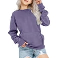 thumbnail image 1 of XQYLOS Chandail en Molleton Fille Manches Longues Col Rond Chandail Décontracté avec Poches Mignon Doux Usage Quotidien Style Urbain Chandail à Capuchon Alternative Adolescent Moyen Grand Enfants, 1 of 9
