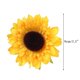 thumbnail image 2 of Cabeza de girasol YONGSHENG 20 piezas Flores artificiales de seda falsa, 2 of 5