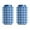 Blue Plaid Lattice, variant on 2 Pieces Can Cooler Sleeves Insulated Collapsible Can Sleeves Sun Sunshine Can Cooler Sleeve for Energy Drink & Beer