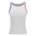 thumbnail image 6 of aidice Tank Tops for Women Sleeveless Crew Neck Summer Casual Comfy Daily Cropped Slim Fitting Tops, 6 of 6