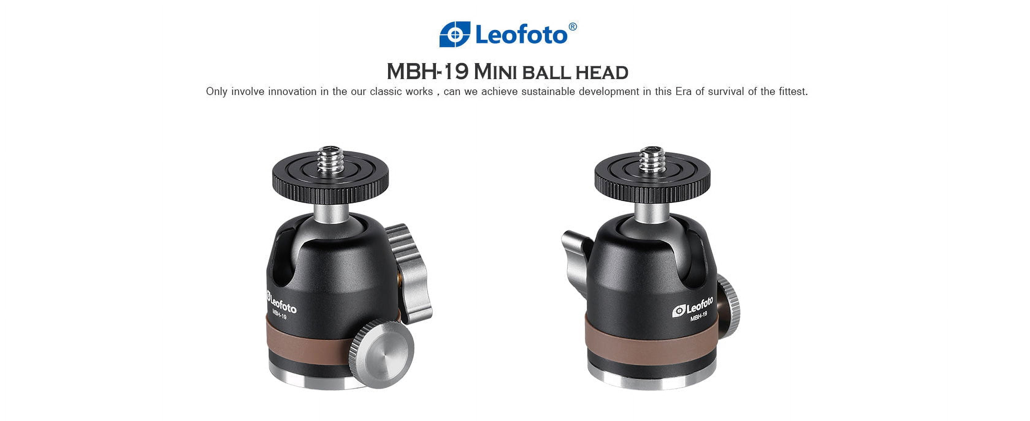 Leofoto MT-02 Aluminum Mini Table Top Tripod w/ Ball Head Kit, Black