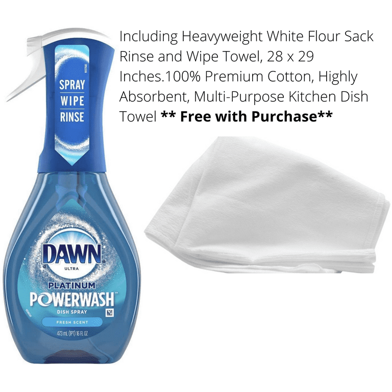 Dawn Platinum Powerwash Dish Spray, Dish Soap, Fresh Scent, 473 mL
