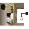 thumbnail image 3 of Lámpara De Pared Pequeña De Arte Retro Ajustable Lámpara De Pared Decorativa Con Portalámparas Estándar Para Dormitorio Pasillo Balcón Methold HA017228-00, 3 of 7