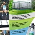 thumbnail image 3 of Upper Bounce Machrus Square Trampoline Set with Premium Enclosure and Safety Pad, Green, 144.00" x 144.00" x 108.00", 3 of 6
