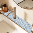 thumbnail image 2 of Yayeee Faucet Mat for Kitchen Sink 14.7" Diatomite Long Splash Guard Pad, Blue Sheep Pattern, 2 of 7