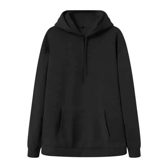 Akiihool Oversized Sweatshirt Men's Letter Graphic Hoodies Long Sleeve Sweatshirt (Black,XS)