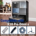 thumbnail image 3 of Para X10 Pro Omni, Cepillos Laterales Principales Filtros Hepa Paños de Fregona Piezas de Repuesto de Vacío Accesorios, 3 of 5