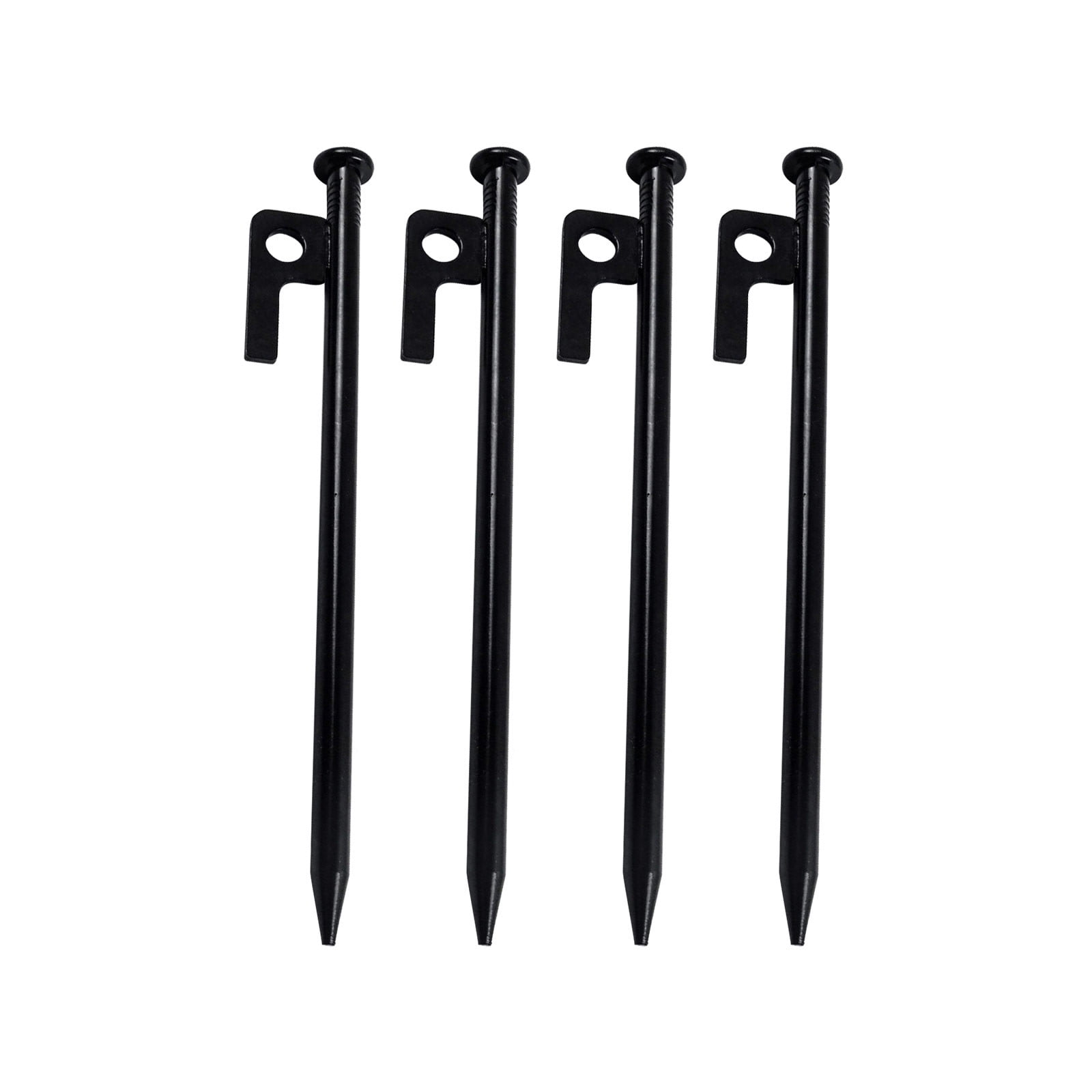UUHYTG Solid Outdoor Camping Ground Nails Tent Stakes, Heavy Duty Steel Tent Pegs for Garden Lawn Beach Gazebo Awnings Tarps, Easy Setup Camping Accessory for Outdoor Hiking and Adventure Trips