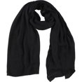 thumbnail image 1 of Adrianna Papell Womens Pashmina Shawl Scarf Wrap, black, One Size, 1 of 2