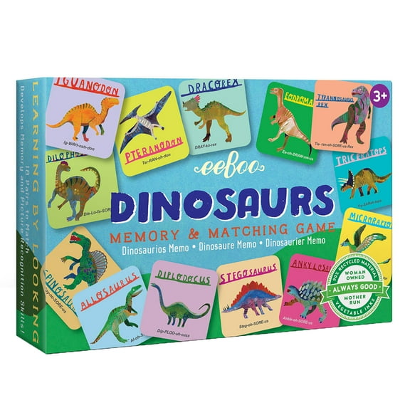 eeBoo Dinosaurs Little Memory and Matching Game