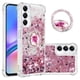 thumbnail image 1 of Funda para Samsung Galaxy A05S con Brillo Líquido Flotante, Purpurina, Parachoques y Anillo Giratorio Soporte, 1 of 5