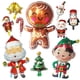 thumbnail image 2 of Globos de aluminio con forma de hombre de jengibre de Navidad, globos de Navidad, globos de helio para Navidad, suministros para fiestas de Año Nuevo, decoración navideña 2023, 2 of 5