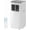 White body, cool gray top cover, variant on MemoryField 8,000 BTU Portable Air Conditioner, 3-in-1 Portable AC Unit with Remote Control, Cool, Dehumidifier & Fan Modes for Rooms up to 350 sq.ft,Gray+White