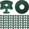 thumbnail image 1 of 200pcs Greenhouse Twist Clips Plastic Greenhouse Fixing Clips And Washers Extension Angle Clips, 1 of 5
