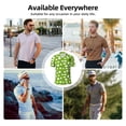 thumbnail image 6 of Daiia Funny Sheep Doing Yoga Pattern Men’s Polo Shirts,Solid Deck Shirt,Classic Fit, Breathable Cotton Polo for Casual and Sport Wear-Small, 6 of 7