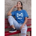 thumbnail image 2 of Dagaz Rune Meaning Day Shaped T-Shirt Women -Image by Shutterstock, Female Large, 2 of 4