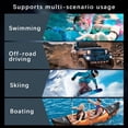 thumbnail image 4 of Dteck for Apple iPhone 17 Case IP68 Waterproof, Magnetic Clear Water Proof Built-in Screen Protector Shockproof Dustproof Snowproof Full Body Rugged Underwater Phone Case, Orange, 4 of 9