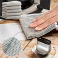 thumbnail image 2 of Birdeem Kitchen Towels Kitchen Wash Cloths Dish Towels Dish Towels for Kitchen 10-Pack Multi-Purpose Wire Dish Cloths Double-Pack - Multi-Purpose No-Scratch Wire Dish Cloths Double-Pack - Reusable Pre, 2 of 12