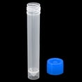 thumbnail image 4 of 10mL Plastic Test Tubes, 80 Pack Frozen Test Tube Graduated Vial Container Storage Screw Cap, Blue Clear, 4 of 6