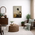 thumbnail image 5 of Canvas Print Vintage Style Dog Portrait Wall Art Classic Animal Decorative for Living Room Bedroom - 16"x24", 5 of 8