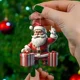 thumbnail image 2 of Christmas Cartoon Santa Claus Pendant Christmas Tree Hanging Oranment New Year 2024 Gift Xmas Tree Decoration for Home Decor, 2 of 5