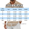 thumbnail image 3 of Dwelliawo Mens Button Down Shirts Short Sleeve Button Down Shirts Beach Holiday Casual Casual Button Up Shirt Vacation Tops White M, 3 of 7