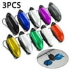 TSV 3pcs Car Auto Sunglass Visor Clip Holder, Vehicle Sunglasses Eyeglass Hanger 8 Color in Random Car Accessories, Car Visor Clip Eyeglasses Mount for Sunglasses, Glasses, Ticket Card