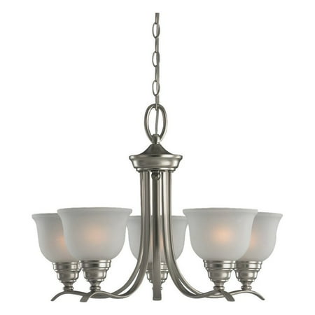 Sea Gull Lighting Wheaton 31626-962 5-Light Chandelier - 24 diam. in. - Brushed Nickel