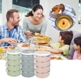 thumbnail image 1 of Vaidha 2800 ml Boîte à Lunch Ronde à 4 Couches en Acier Inoxydable Boîte à Lunch Boîte de Rangement pour Aliments Boîte à Lunch pour Enfants Aliments Chauds, 1 of 2