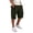339#Army Green, variant on Cargo Shorts for Men Casual Classic Bermuda Shorts with Pockets Drawstring Comfort Big and Tall Outfit Dark Gray 3XL