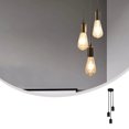 thumbnail image 4 of RUNROTOO 1Pc Modern Design Room Lamp Three-head Design Black Iron for Living Space, 4 of 8