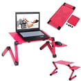 thumbnail image 2 of 360° Adjustable Laptop Table Stand with Mouse Board Household Portable Computer Desk, 2 of 5