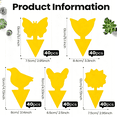 thumbnail image 2 of QARUN 200 Sheets Fruit Fly Sticky Traps for Fruit Fly Gnat Trap for House Indoors Sticky Traps Catcher for Gnats Fungus Gnats Mosquito Catcher for Kitchen Outdoor Plants(Yellow), 2 of 6