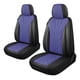 thumbnail image 1 of Fundas para asientos de coche CAROMOP, lujosas, de piel sintética, transpirable, espuma 3D, 1 of 8