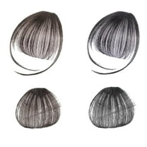 Goody2's 3D 100% Real Hair Wispy Clip in Bangs Hair Extensions for Women