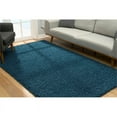 thumbnail image 2 of Malibu Collection Modern Shaggy Area Rug 8x10 Navy, 2 of 7