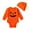 B, variant on Uccdo Baby Girl Boy Halloween Pumpkin Clothes With Hat, Kids Party Fancy Outfits One-Piece Rompers Bodysuits, 0-12M, 1-2T